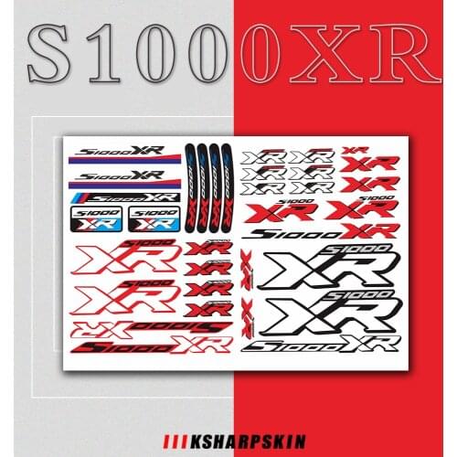 New Motorcycle Stickers Body Reflective Waterproof Body fuel tank tail box logo decals Kit set For BMW S1000XR S1000 XR S 1000XR
