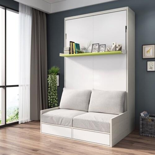Fabric bed frame soft electric sofa wall Bed Home Bedroom Furniture camas lit muebles de dormitorio yatak mobilya quarto