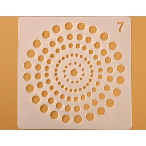 Hollow Round Mandala Auxiliary Layering Stencils For Walls Painting Scrapbooking Stamp Album Decor Embossing Paper Card Template