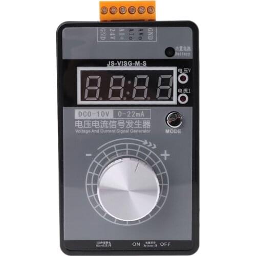 High Precision Handheld Portable 0-10V 0-22mA Signal Generator Adjustable Current Voltage Analog Simulator With LED Display