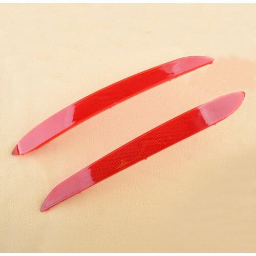 1 Pair 92406C1000 HY1185113 Car Red Rear Bumper Reflector Light Replacement Fit for Hyundai Sonata 2015 2016 2017 92405C1000