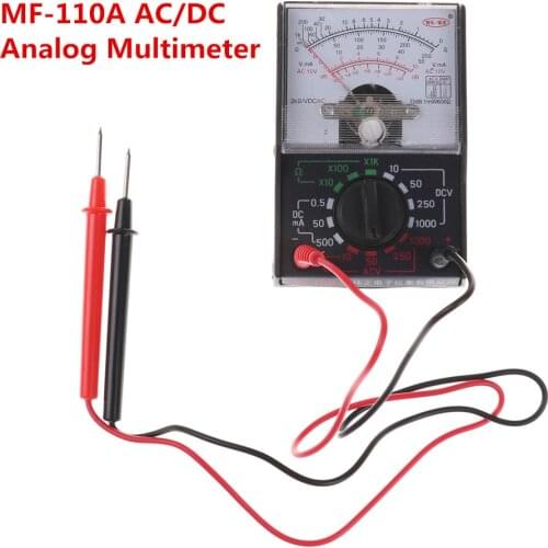 High Quality 1PC Pratical Analog Multimeter Tool 250mA Ammeter 1K Resistance Meter DC/AC 1000V Voltmeter