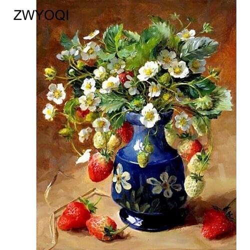 5D DIY Diamond painting Strawberry Full Square Diamond embroidery Cross stitch Strawberry Full Round Diamond mosaic Strawberry