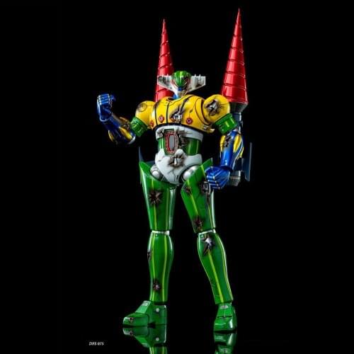 For Collection King Arts 25.2cm DFS075 Alloy Scenery Series Battle Damage Robot Action Figure Model for Fans Holiday Gifts