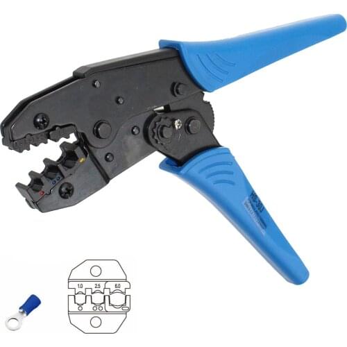 HS-30J 9" European Ratchet Crimper Terminal Crimp Pliers Hardware Tools