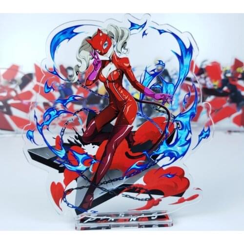Persona 5 Anne Takamaki Futaba Ryuji Sakamoto Sakura Acrylic Stand Figure Desktop Decoration Collection Model Toy Cosplay Doll