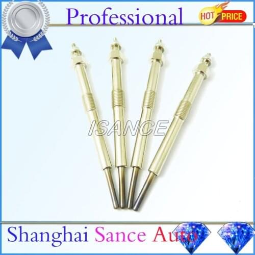 ISANCE 4 Dual Coil Diesel Glow Plug DRX00057 For Chevrolet Silverado GMC Sierra 6.6L LBZ LMM LML 2006 2007 208 2009 2010