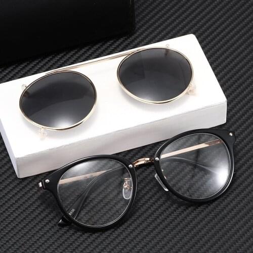 JackJad 2020 Fashion Cool SteamPunk Style Lens Removable Sunglasses Clip On Vintage Brand Design Sun Glasses Oculos De Sol 8936
