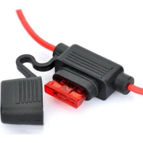 Jtron 10A Waterproof M size In-Line Auto Fuse Holder 5pcs/lot