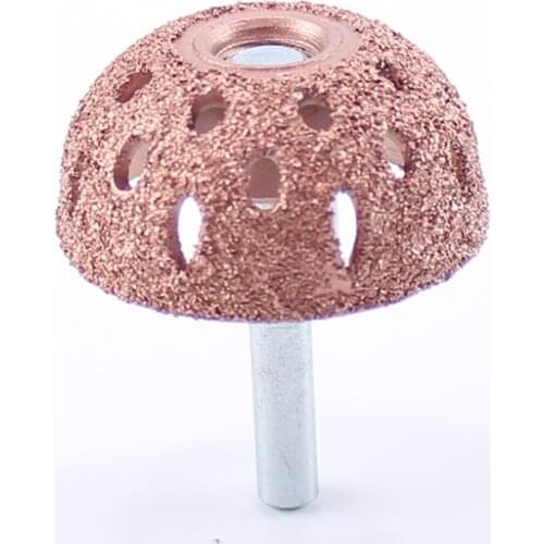 Quality 1pc 38mm Tungsten Steel Bowel Sharp Tire Grinding Head for Tire Repair Tool High-speed pneumatic grinding machine