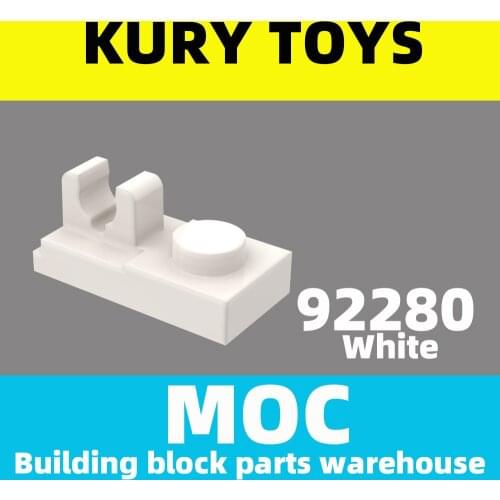 Kury Toys DIY MOC For 92280 Building block parts For Plate, Modified 1 x 2 with Clip on Top