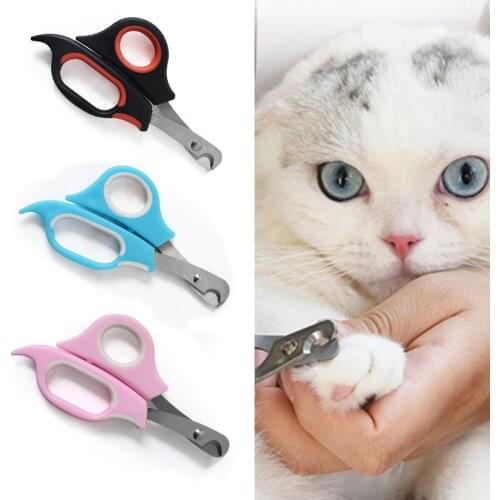Cat Dog Grooming Nail Clippers Puppy Nail Clipper Trimmer Cutter Stainless Steel Dogs Cats Claw Nail Scissors Pet Toe Care
