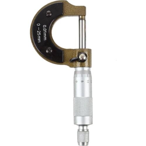 GTBL Machinists 0-25mm Measure thickness gauge micrometer screw