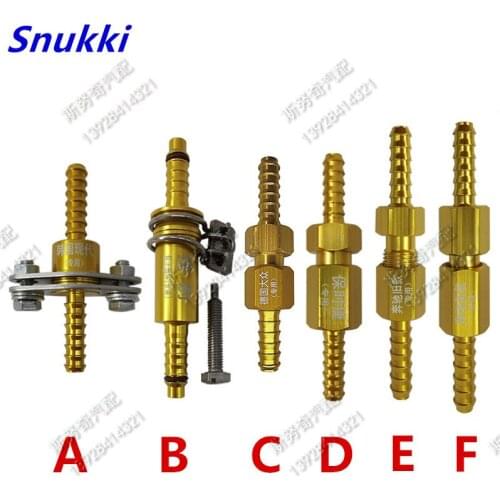 Metal fuel line connectors Metal adapter fuel oil pipe connector for Mercedes-Benz auto parts