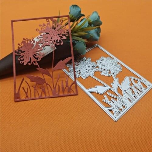 Dandelion Metal Cutting Dies for Scrapbooking Handmade Mold Cut Stencil New 2021 DIY Card Make Mould Model Craft Decoration
