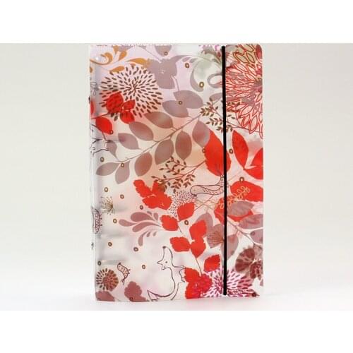 Creative carton transparent PP cover bandage school student 6 holes binder spiral notebook stationery 3 color A5A6