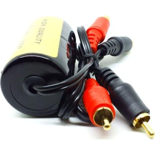RCA Noise Filter Suppressor Ground Loop Isolator For Car And Home Stereo T8WF