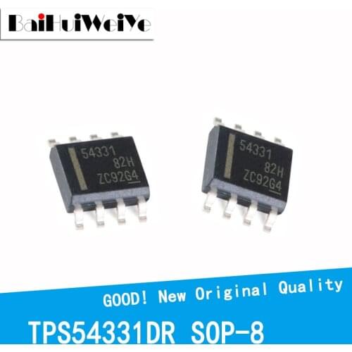10Pcs/Lot TPS54331DR TPS54331 TPS54331D 54331DR Chip DC/DC Converter Buck 3A 28V SMD SOP8 SOP-8 Good Quality Chipset