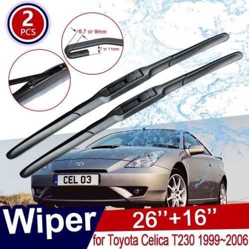 For Toyota Celica T230 1999~2006 Windscreen Windshield Wipers Car Wiper Blade Car Accessories 2000 2001 2002 2003 2004 2005