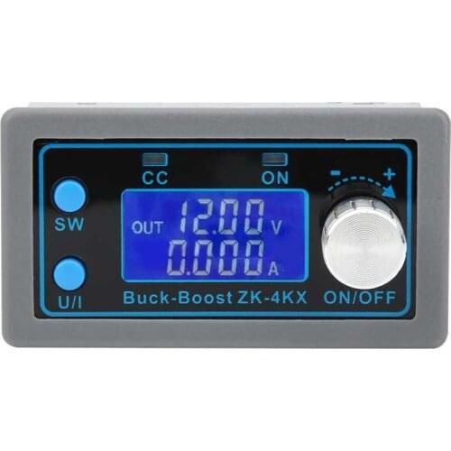 0.5-30V 4A DC-DC Buck-Boost Converter Module CC-CV Voltage Regulator Display LCD Voltage and Constant Current