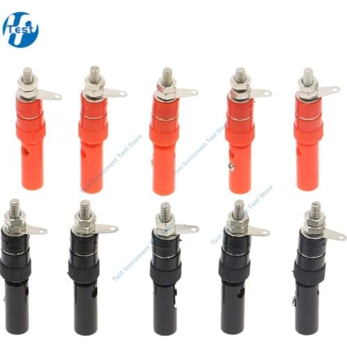 10PCS 4mm Binding Post Speaker Terminal Banana Plug Sockets Jack Connectors