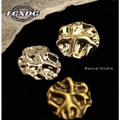 10pcs/lot Vintage Metal Clothing Buttons DIY Sewing Accessories Simple Design Golden Buttons for Clothing Fashion Jacket Buttons