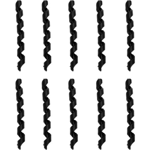 10pcs Cable Sleeve Housing Protector Frame Guard Line Pipe Wrap Bicycle Bike Cycle Cable Housing Line Protector Parts Black