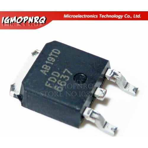 20pcs FDD6637 TO-252 new original