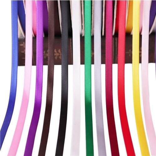5Yards/Roll silk satin ribbon for crafts wedding Decorations DIY Grosgrain Ribbons Bow Gifts Card Wrapping Supplies 12 mm