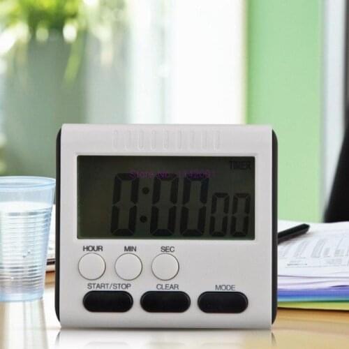 50PCS Portable Magnetic Digital Timer Kitchen BBQ Cooking Count-Down Up Sport Study Loud Clock Alarm With Large LCD Tools
