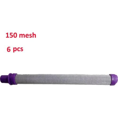 6 pcs Airless paint sprayer gun filter 150 mesh airless spray gun filter painting spare parts High quality