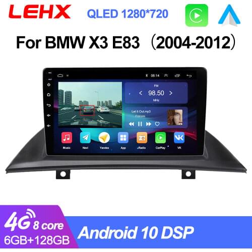 LEHX Car Radio Multimedia Video Player Android 9.0 2GB RAM For BMW X3 E83 2004 - 2012 Navigation GPS 2 din dvd
