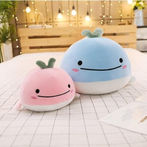 Kawaii Super Soft Plush Toy Sea Animal Mini Pink/Blue Whale Soft Toy Stuffed Animal Baby Girl ChildrenS Birthday Christmas Gift