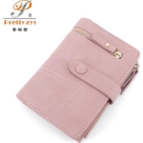 New Brand Women Wallet Fashion Short Design Purse Three Fold Multifunction Small Students Wallet For Girls Female Purse Carteras