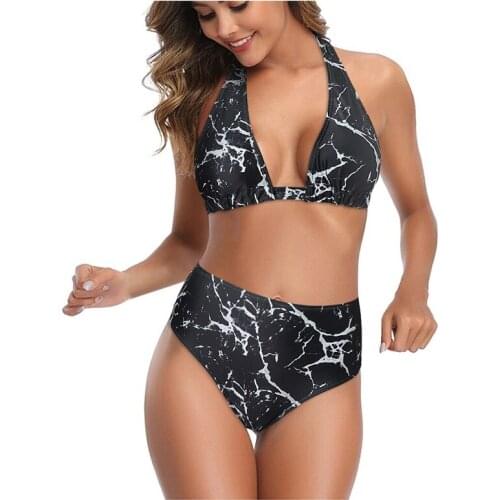 Bikini split swimsuit high waist Sexy Leopard Bikini swimsuit bathing suit swimwear women mayo bikinis set trajes de baño mujer