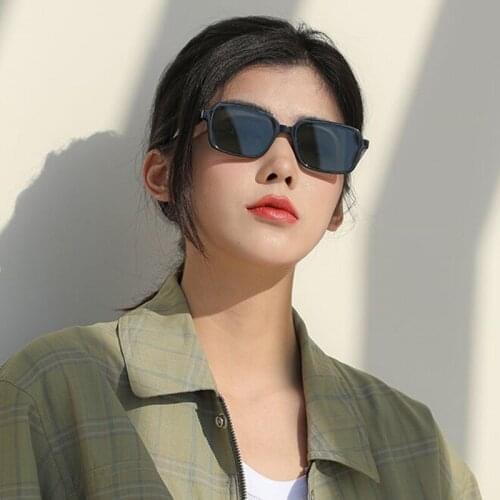 2021 New Korean Style Square Frame Sunglasses, Personality Trendy Sunglasses for Men and Women, Cross-border Fashion Sunglasses