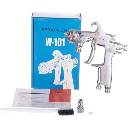Original HVLP W101 Hand Manual Paint Spray Gun W-101 Spray Gun Pressure Feed Type 1.0/1.3/1.5mm Car Paint Gun Paint Pistol