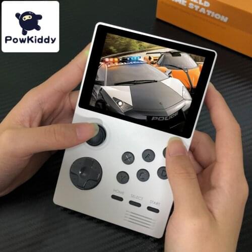 POWKIDDY A19 Pandoras Box Android supretro handheld game console IPS screen built-in 3000+games 3D new games toys WiFi download