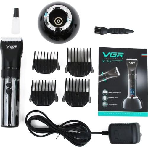 Ourwork hairdresser professional high power electric scissors rechargeable hairdresser LCD digital display v-049