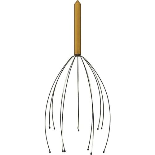 Head Wire Massage Claw Octopus Scalp Massage Claws Clearing Veins Soothing Brain Refreshing Head Relaxer Hair Claw