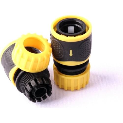 2pcs 1/2 inch Hose Connector Car Wash Water Pipes Quick Connector Garden Hose Connector