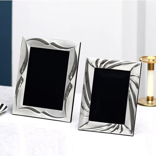 5/6/7/8/10 Inch Modern Creative Metal Photo Frame Living Room Ornaments
