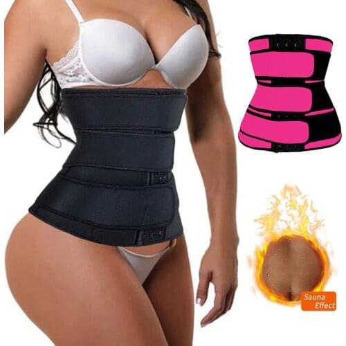 Sweat Waist Trainer Corset Trimmer Belts for Women Neoprene Body Shaper Workout Plus Size Sauna Waist Cincher Shaper Wraps Fajas