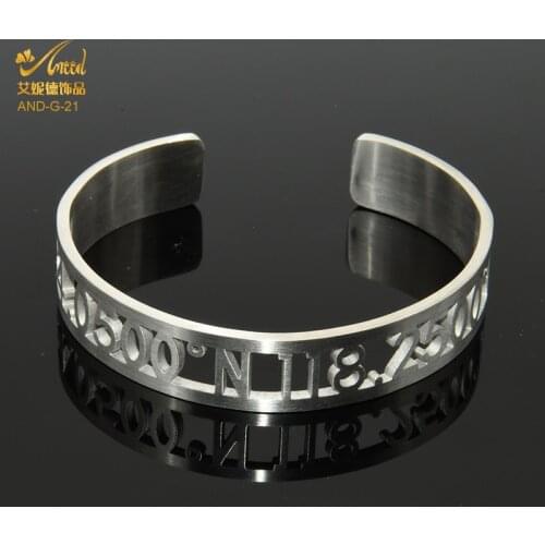ANIID Fashion Cuff Bracelets Women Stainless Steel Figure Bangles Jewelry Charm Luxury Men Wholesale Silver Color Accessories