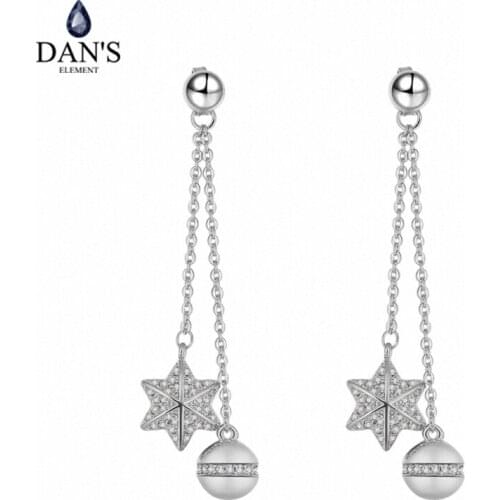 DANS ELEMENT 3 Colors Real Big Brand AAA Zirconia Micro Inlays Beetle Stud Earrings for Women Insect 132868