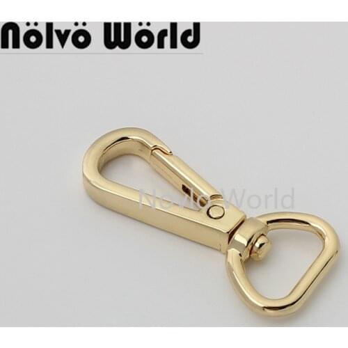 10-50 pieces 6 colors 40*13mm 1/2'' chrome color metal swivel buckles for crossbody snap hook factory direct