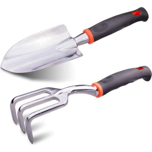 2Pcs Gardening Rake Mini Spade Spade Pot Plant Tool