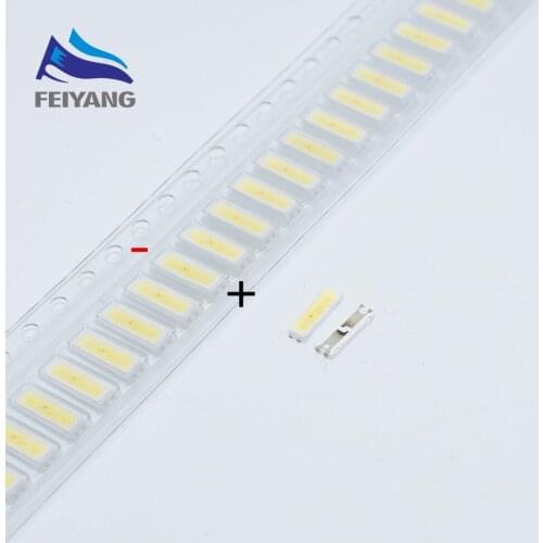 500PCS For LG LED LCD Backlight TV Application LED Backlight BB72E Middle Power LED 0.5W 3V 7020 Cool white LED 111