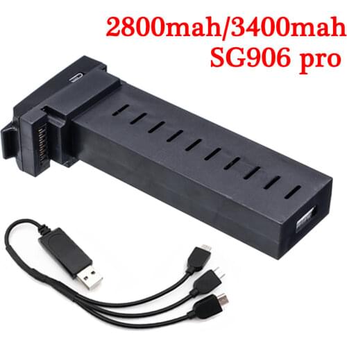 Original Battery For SG906 Pro 7.4V 2800mAh 3400mAh RC Drone Battery Lipo Battery Accessories SG906 pro Battery With Charger