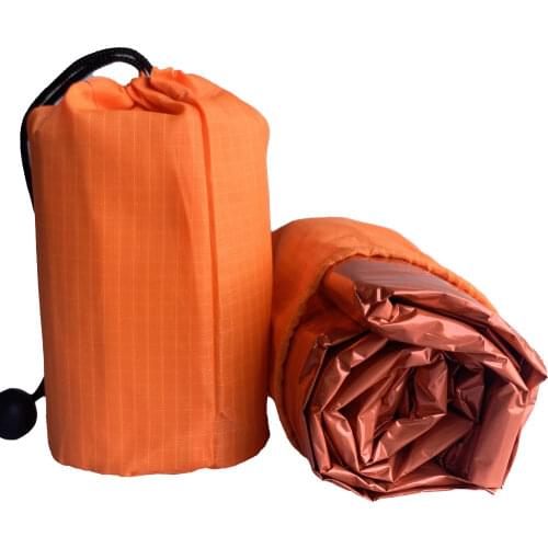 Emergency Sleeping Bag - Use as Emergency Bivy Sack, Survival Sleeping Bag, Mylar Emergency Blanket